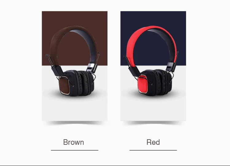 Stereo Bass Headphones Over ear bluetooth headphone noise canceling bluetooth headset cloth earphones with microphone For Phone (11)