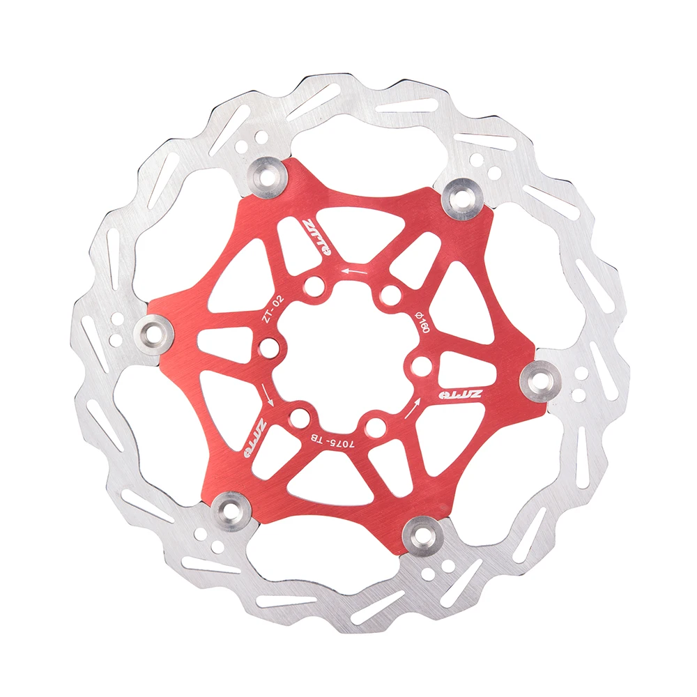 ZTTO 180 мм 160 мм тормозной плавающий ротор 7075 AL из нержавеющей стали 6 7 дюймов диск для горной дороги CX велосипед запчасти