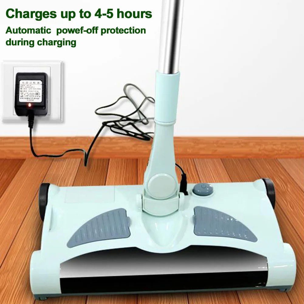 

2 In 1 Mopping Machine Electric Household Dust Collector Wireless Battery Powered Vacuum Cleaner ABS Floor Broom Sweeping