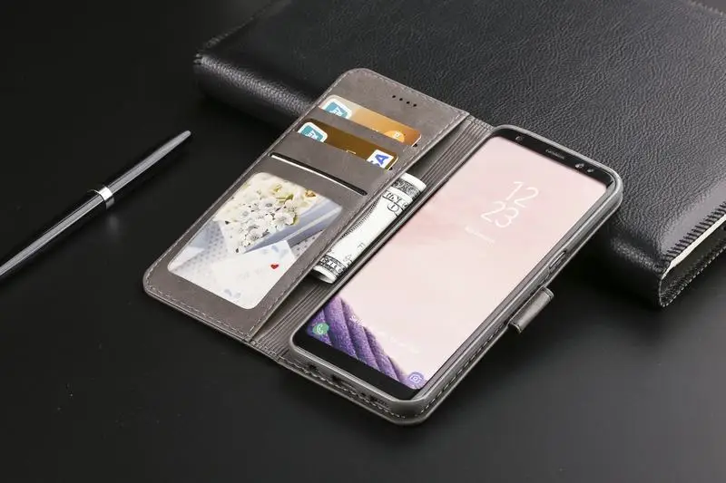 Роскошный кожаный чехол для samsung Galaxy S7 Edge S8 Plus, защитный чехол с откидной крышкой, чехол s для samsung Galaxy S7, samsung Galaxy S8