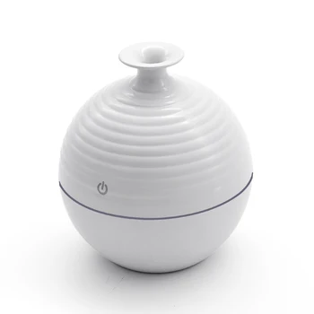 

Round-nosed USB ultrasonic humidifier 130ml aromatic essential oil diffuser aroma spray machine with 7 color LED lights
