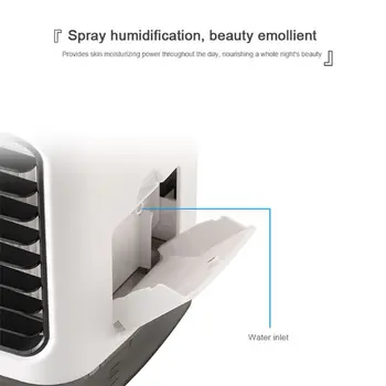 

Fans portable Cold Air Humidifier Air Purification Refrigeration Air Conditioner Fan small desk fan Benchtop Desktop Moisture Sp