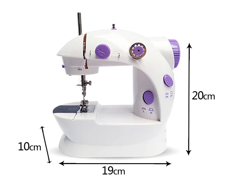 Мини-швейная машина, маленький домашний электрический светильник с двойной нитью, ручное изготовление, электрические автоматические машины для дома