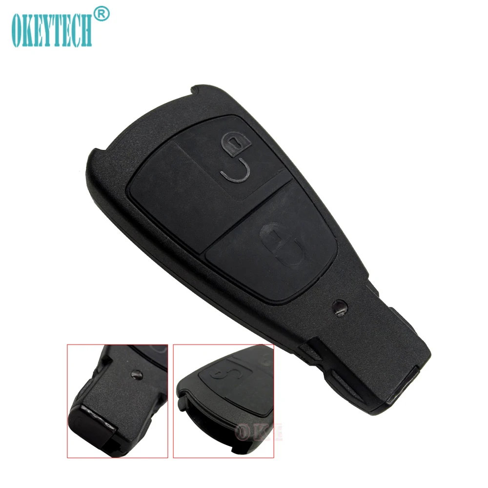 Okeytech старый стиль дизайн с 3 кнопками для Benz Mercedes C180 1998 2004 W202 чехол ключа смарт