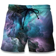 Модные пляжные шорты мечта облака печати 3D мужчины корте Broek фитнес доска шорты треники Плюс Размер 6XL брендовая одежда