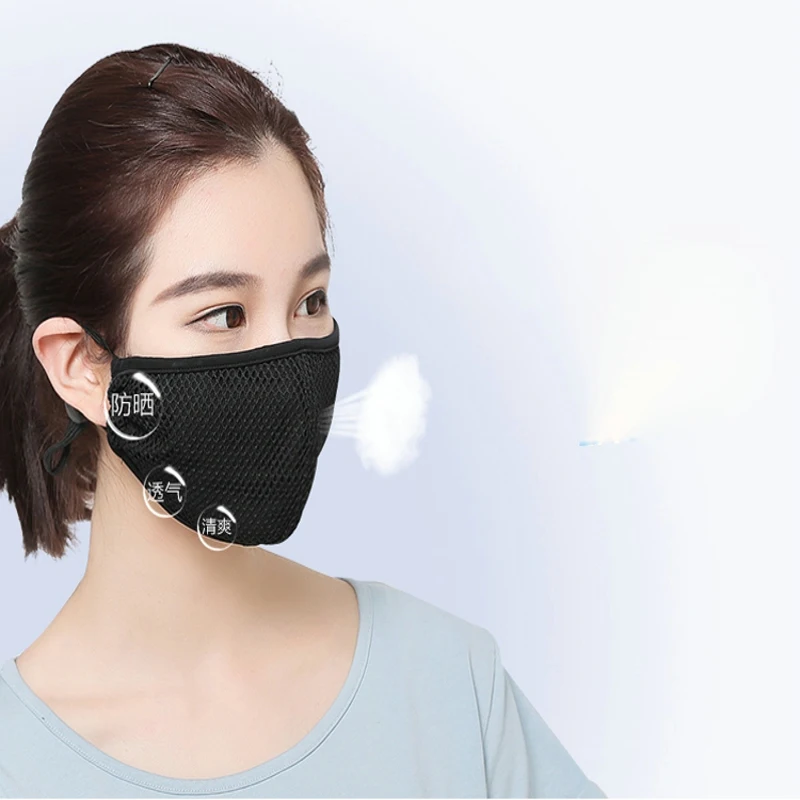 Uv Sunscreen Mask Female Cover Face Masks Spring Summer Outdoor Double