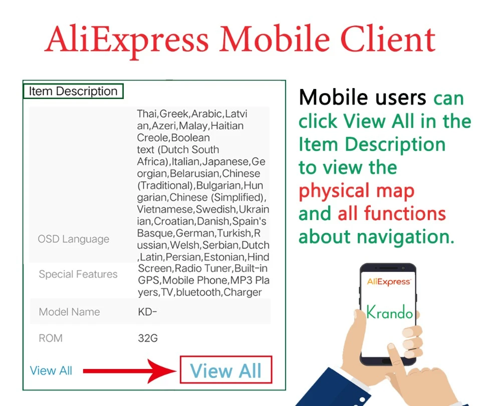 Cheap Krando Android 8.1 9" IPS Big Screen Full touch car Multimedia player for Kia Sportage 2008-2014 radio navigation system gps BT 3