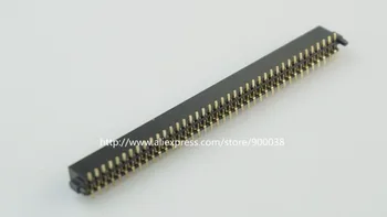 

5 pcs 2x40 P 80 pin 1.27mm Pin Header Female with Pegs / Post dual row straight SMT / SMD PCB surface Mount Rohs Lead free