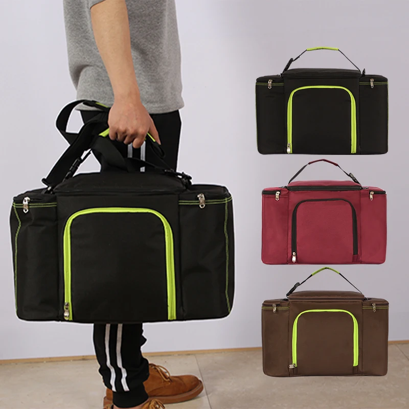 Vehicle Soft Cooler Bags Picnic Packs Three Insulated Compartment Waterproof Tote Insulated Picnic Bags Camping Soft Food bags