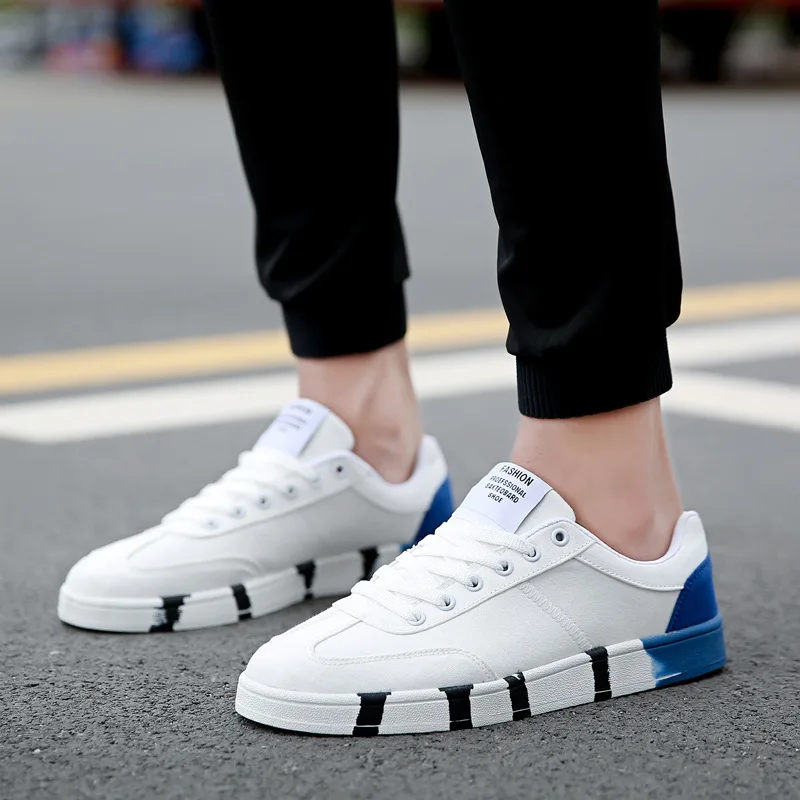 

New Arrival Mens Canvas Shoes Summer Man White Shoes for Men Breathable Low top Plimsolls Rubber zapatillas deportivas X083014