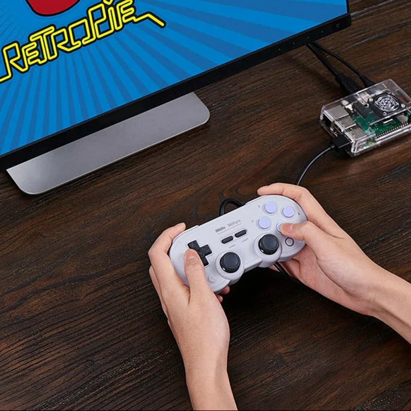 USB проводной 8 BitDo проводной SN30 Pro USB джойстик Нинтендо переключатель Windows Raspberry Pi SN Edition