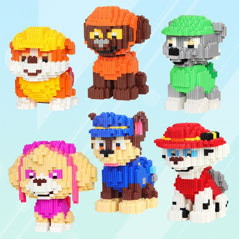

Mini Building Block Kid Games DIY Creative Brick Dog Model Toys