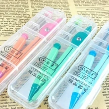 Качество Компасы ярких цветов небольшой свежий компасы Механическая коробка