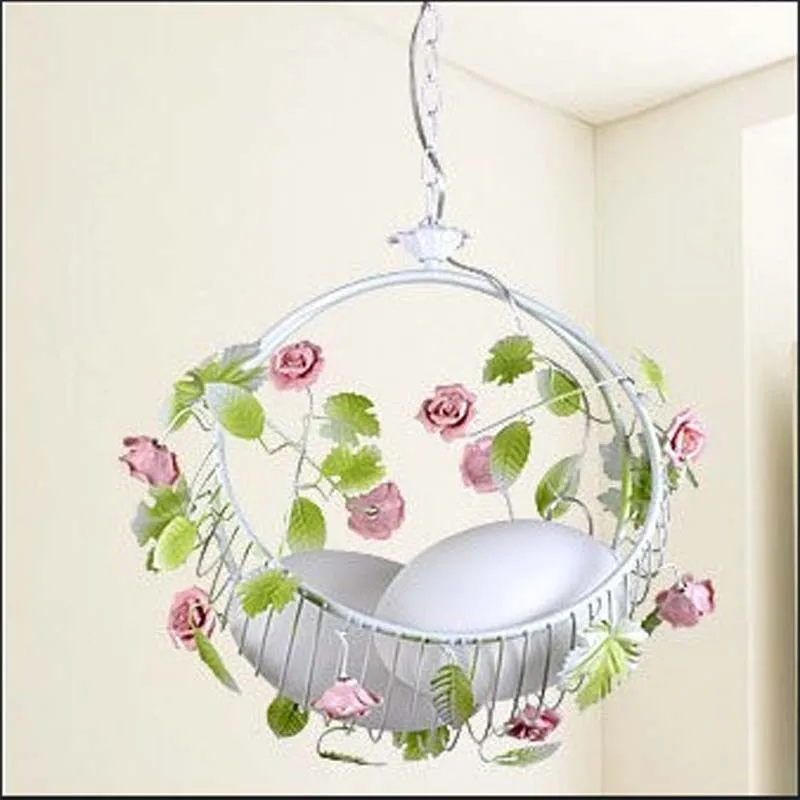 

New Modern Dragon eggs rose princess bedroom lamps and lanterns porch lights creative flower children lamp Pendant Light ZL382
