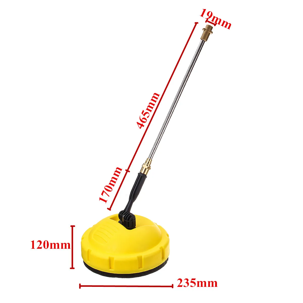 US $23.45 High Pressure Washer Floor Wall Cleaner Jet Wash Floor Cleaning Brush For KARCHER K Series K1K7
