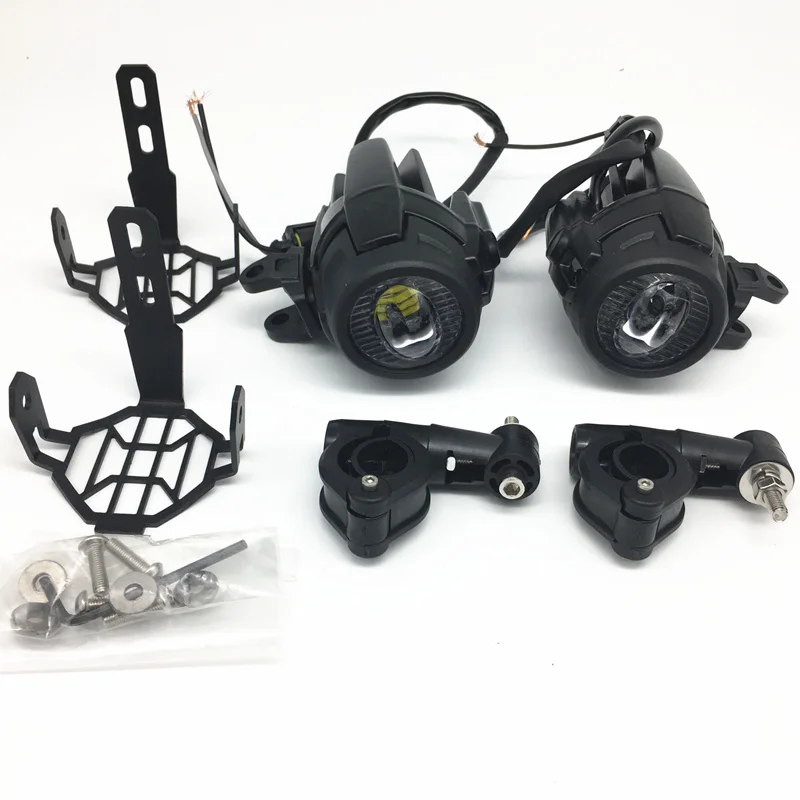 New For BMW Moto Led Motor Motorcycle Fog Universal LED Auxiliary Light Assemblie Driving Lamp 40W Headlight |