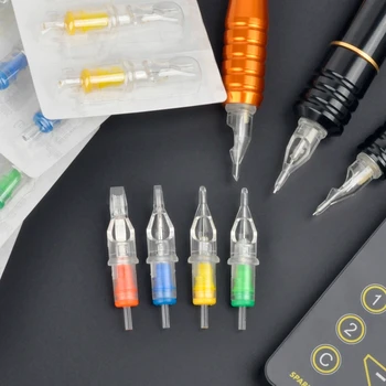 

20pcs RL Tattoo Needle Cartridge Liner Shader Magnum Tattoo Supply compatible with Cartridge Machine Grip Tattoo Pen Needle