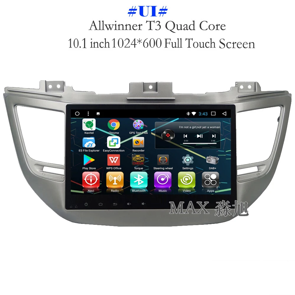 MAX Android 8.1.0 автомобильный dvd плеер для Hyundai Tucson 2015 2016 2017 радиоприемник RDS BT 4G WiFi SWC GPS