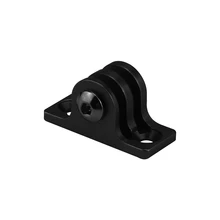 CNC Aluminum Alloy Flat Bottom Tripod Adapter Mount For Gopro Hero 5 3 4 Session Xiaomi Yi 4K H9 C30 SJCAM SJ4000 Accessories