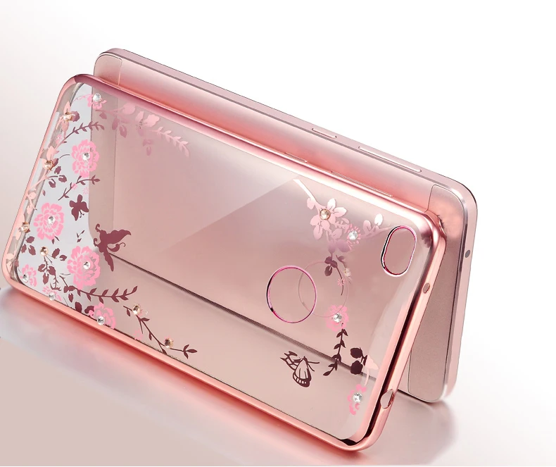 

YonLinTan coque,cover,case For HuaWei Honor 6A Honor8 8Lite 8 Lite Transparent phone back Soft silicone silicon flower