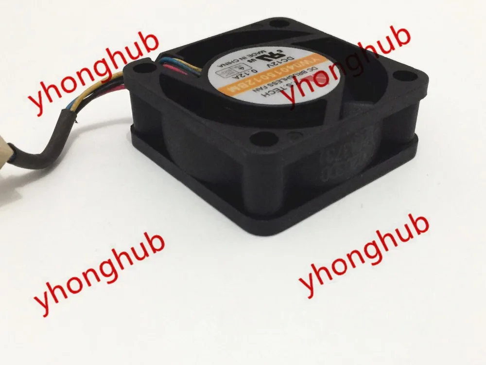

Free Shipping For Y.S.TECH YW04015012BM 12V 0.12A 4-wire 40x40x15mm Server Square fan