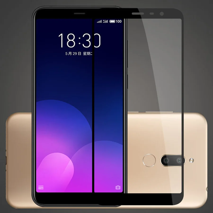 Стекло для Meizu M5 M6 Note Pro 7 Plus E2 E3 M5s M6s M6T M5c Tempered Glass 9 H 2.5D полное покрытие экрана