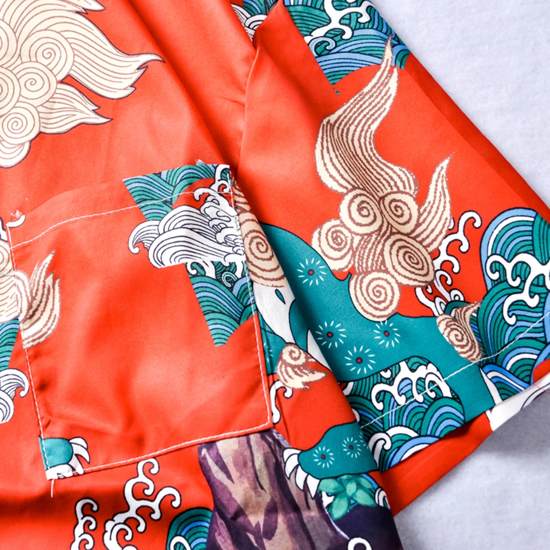 AELFRIC японский стиль, мужские футболки с буквенным принтом,, летние хип-хоп повседневные Гавайские праздничные футболки с коротким рукавом, уличная одежда