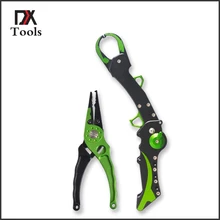 Aluminum Fishing Lip Grip Gripper Folding Equipment Tools Hook Remover Fishing Pliers Line Cutter Scissors Fish