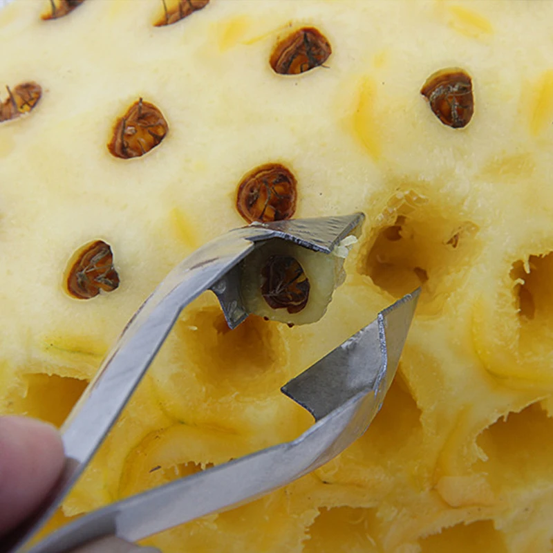 Pineapple Eye Remover Stainless Steel Pineapple Seeds Tongs Corers Tweezer Fruit Slicer Kitchen Fruit Knife Pineapple Slicers Aliexpress