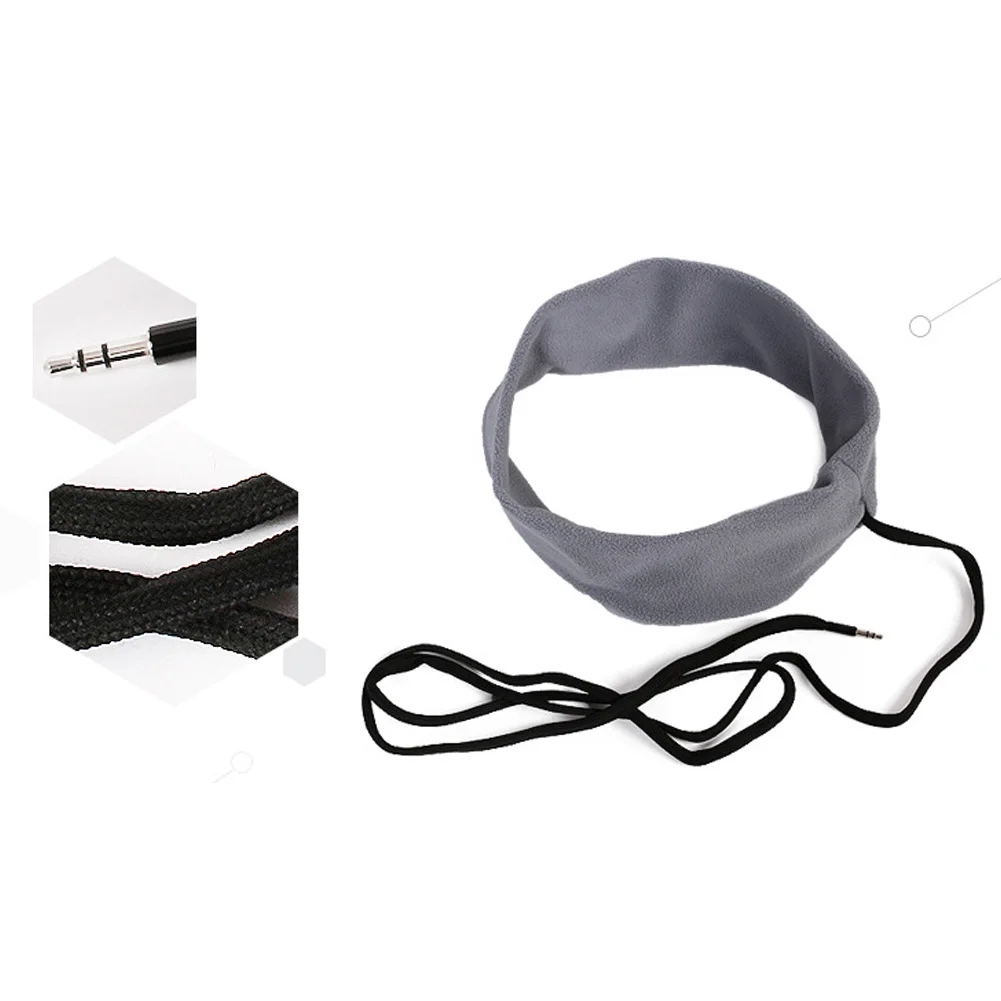 Спортивная повязка на голову маска для глаз музыка анти шум 3,5 мм стерео спальный моющиеся наушники дышащие