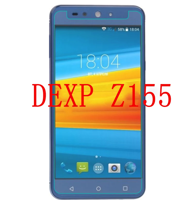 

Smartphone Tempered Glass for DEXP Z155 Electron 9H Explosion-proof Protective Film Screen Protector cover phone for DEXP Z 155