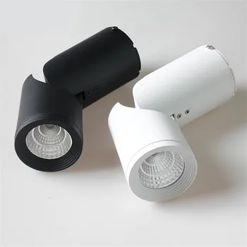 

High Quality LED Downlight Surface Mounted Ceiling Lamps White/Black AC110V-240V