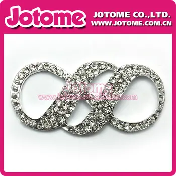 

laciness clear rhinestone crystal garment brooches for wedding invitation