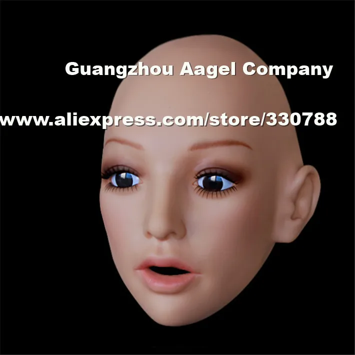 

NEW [SH-16] Top quality female silicone mask for crossdresser, masquerade masks for men, rubber face mask halloween