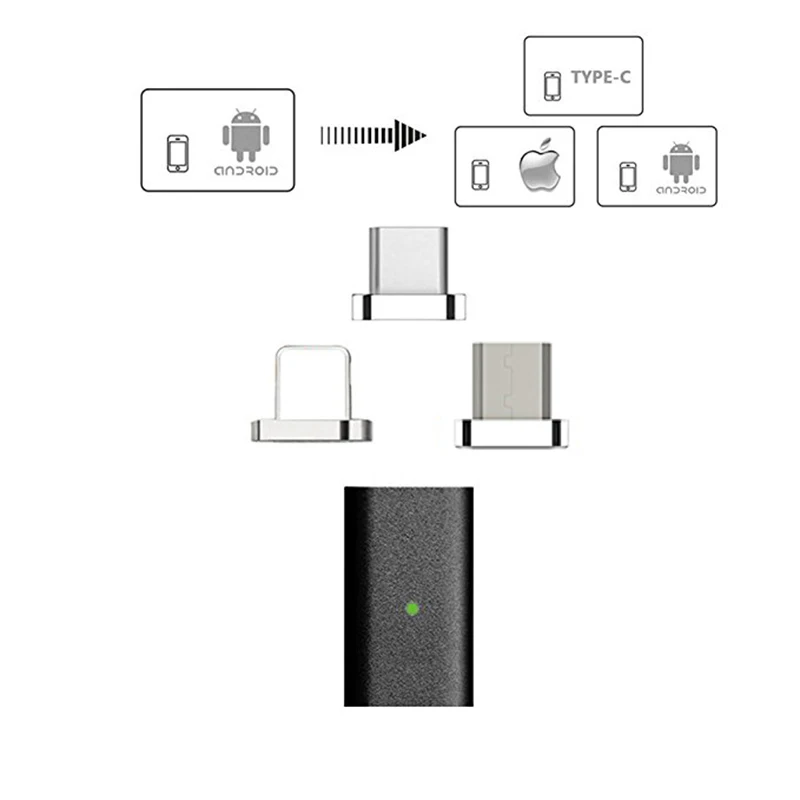 Magnetic micro USB Conver for xiaomi mi8 one plus 6 to iOS Android Type c Suntaiho Magnetic Adapter Charging Cable USB c note 8 Magnetic micro USB Conver for xiaomi mi8 one plus 6 to iOS Android Type c Suntaiho Magnetic Adapter Charging Cable USB c note 8