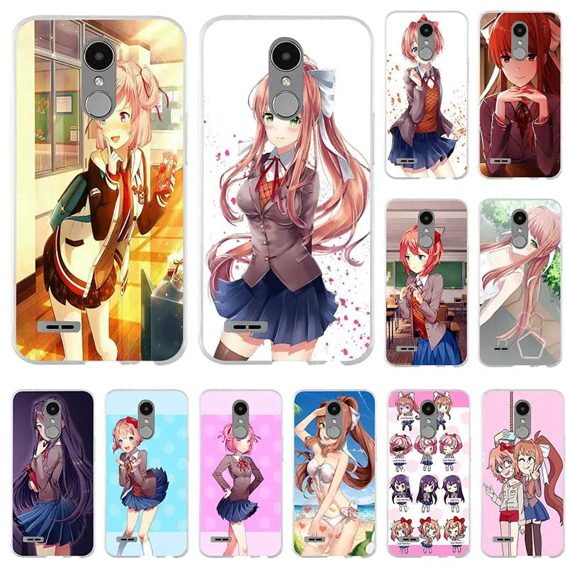 

Soft TPU Phone Case Silicon Bags for LG G2 G3 Mini G4 G5 G6 K4 K7 K8 K10 2017 V10 V20 V30 Nexus 5X Doki Doki Literature Club