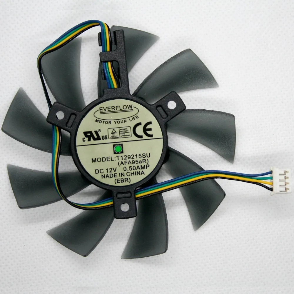 New 85mm T129215SU Cooling fan For Gigabyte GeForce GTX 1050 Ti RX 480 470 570 580 GTX 1060 G1 Video Card Cooler Fan
