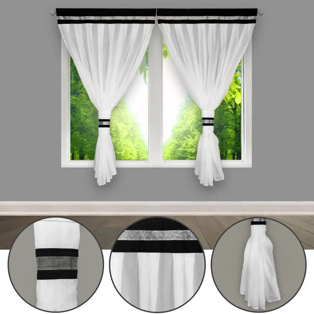 

Flying Super Soft White Tulle Curtains For Living room Kitchen Voile Sheer Window Curtain for bedroom Dinning room Customized