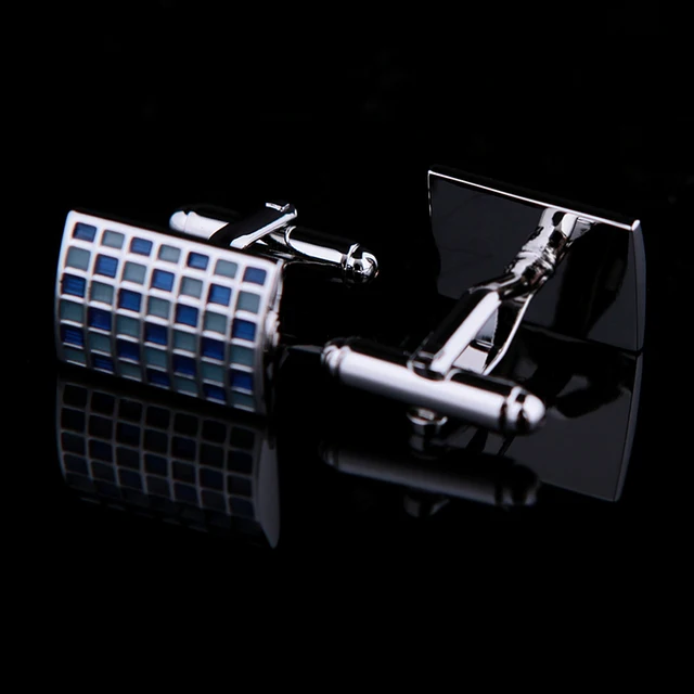 Faded Blue fashion Cufflinks 2