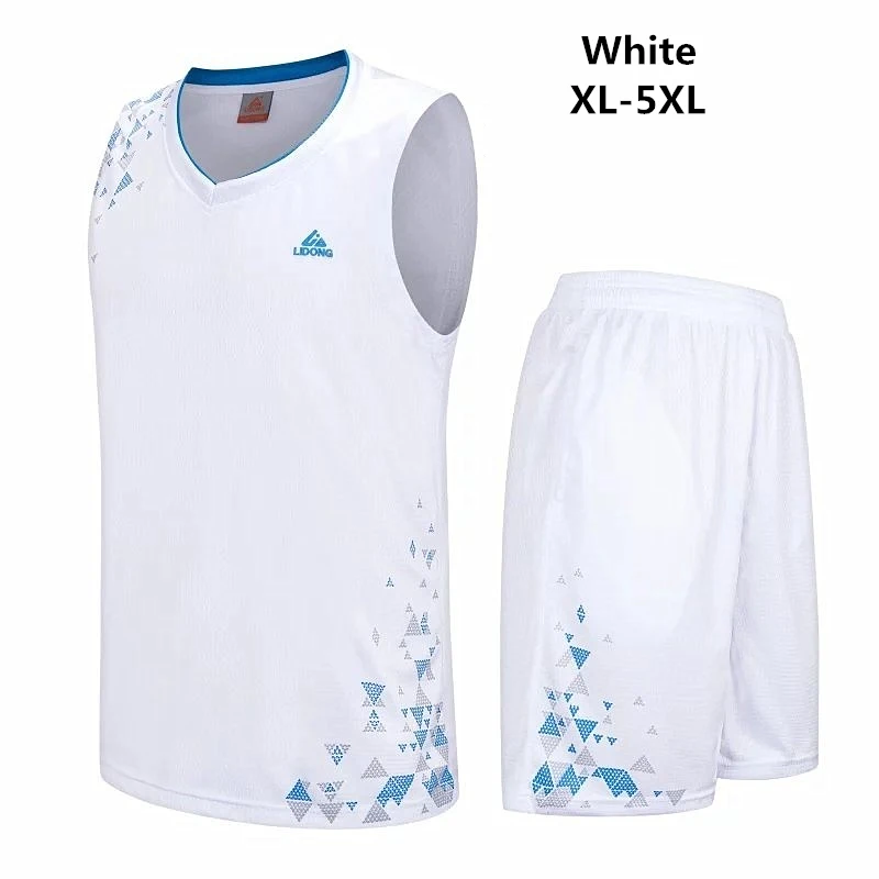 Модные баскетбольные майки наборы дышащая быстросохнущая спортивная одежда тренировочные костюмы мужская баскетбольная трикотажная форма шорты