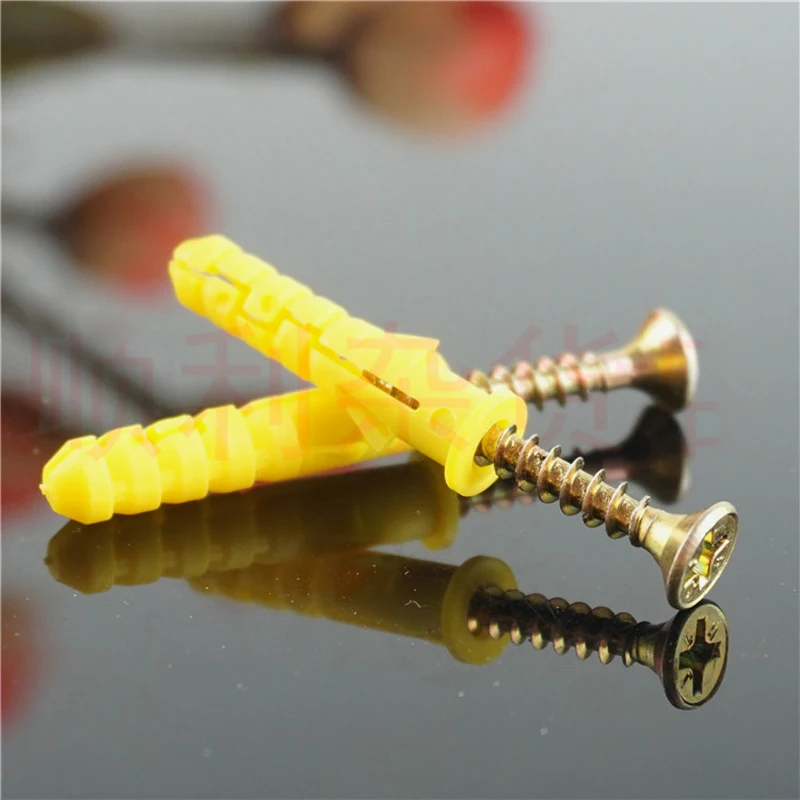 Plastic Expansion Tube Expansion Seth Anchor Bolt Wall Plug Bolts Screw