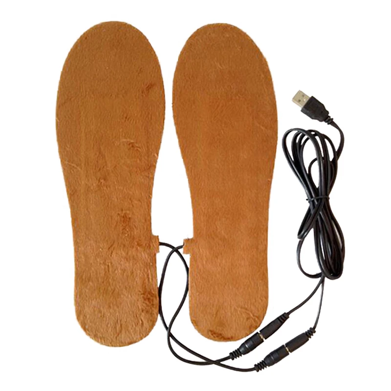 Теплые стельки для обуви с электрическим питанием от USB; сезон осень-зима; теплые ботинки; Новинка; USB стельки с подогревом для мужчин и женщин