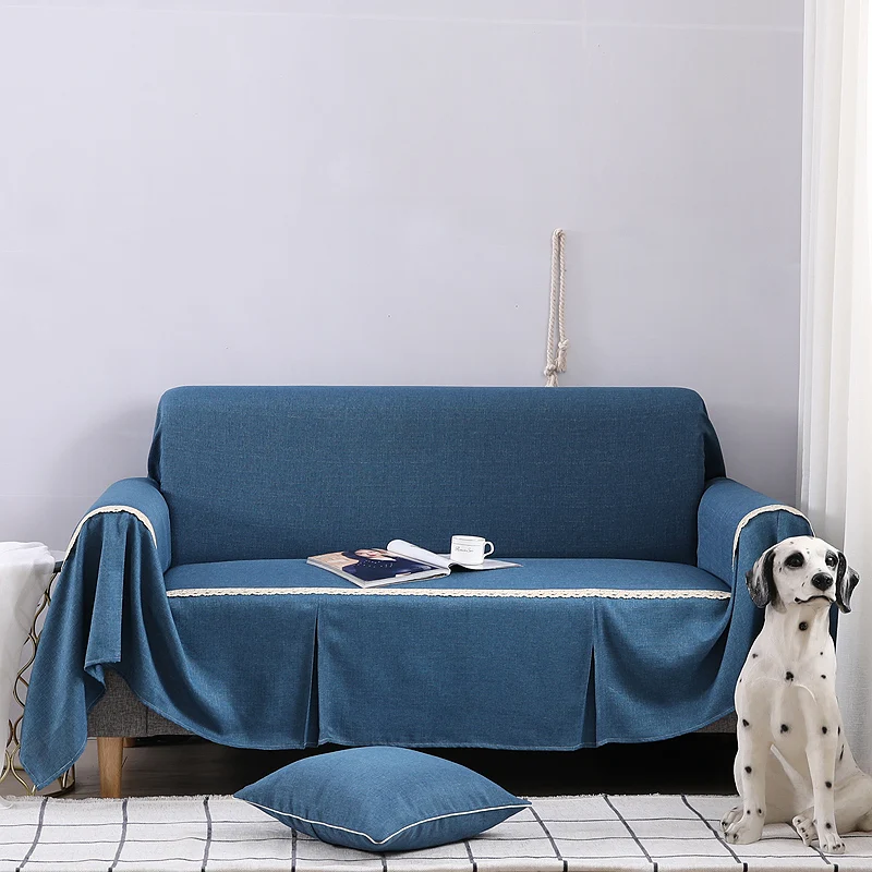 Solid Color Sofa Cover Spandex Modern Polyester Corner Couch Slipcover Chair Protector Living Room 1/2/3 Seater | Дом и сад