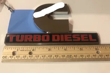 

ABS Plastic 2500 3500 BLACK Turbo Diesel Decal Nameplate Emblem