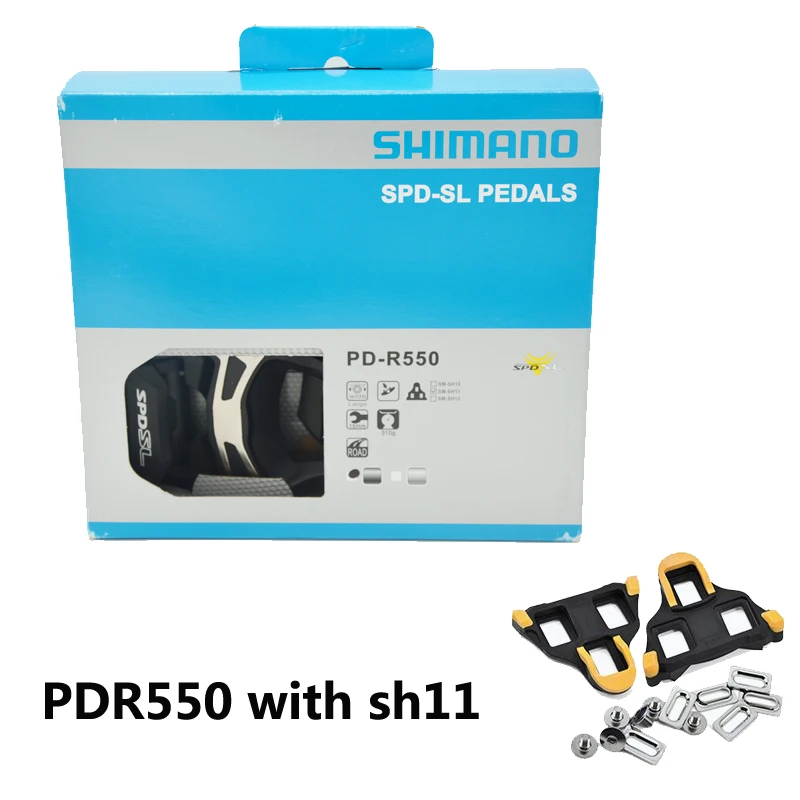 SHIMANO R550 R540 велосипедные педали SPD SL самоблокирующиеся компоненты с