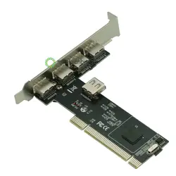 Новое высокое Скорость 480 Мбит/с 5 Порты и разъёмы USB 2,0 PCI концентратор контроллер адаптер модуль