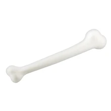 Utilería de fiesta de hueso de hombre de las cavernas prehistórico de plástico para disfraces de Halloween blanco