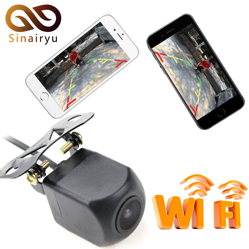 

Sinairyu 10pcs Vehicle WIFI Reversing Camera Star Night Vision Car Rear View Camera Mini Body Tachograph for iPhone and Android