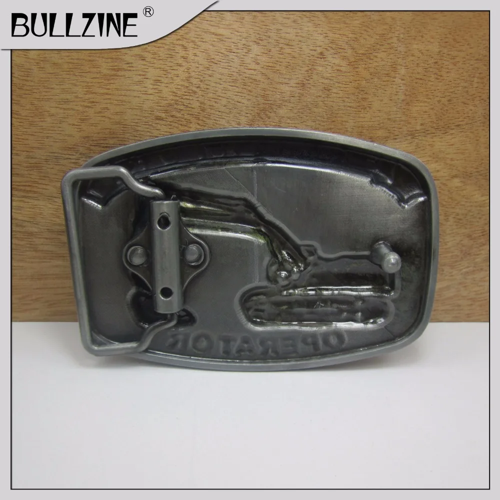 Пряжка ремня для экскаватора Bullzine с оловянной отделкой подходит шириной 4 см|belt