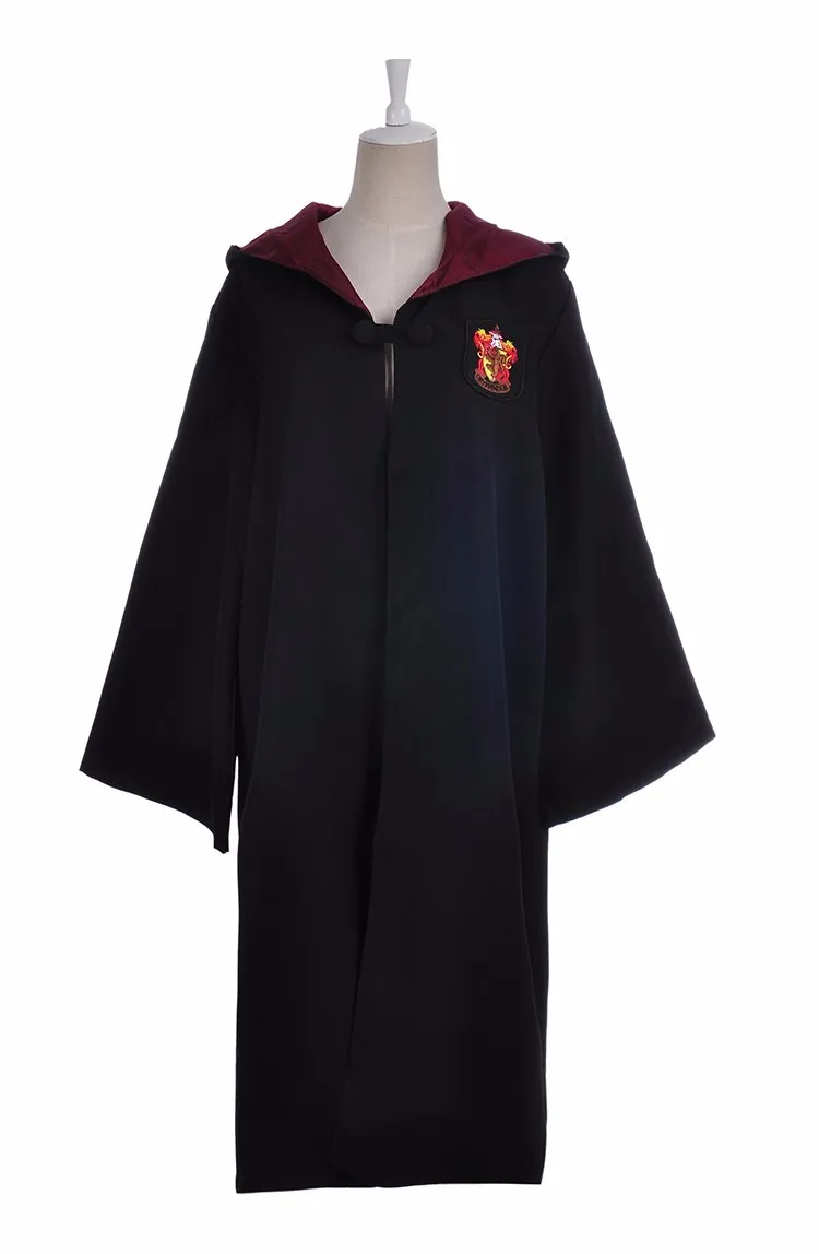 Robe Gryffindor Slytherin Ravenclaw Hufflepuff, маскарадный костюм, детский халат для взрослых, плащ, 4 стиля, подарок на Хэллоуин, костюм Харриса